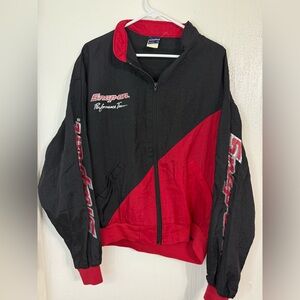 Vtg 80s Snap On Tools Performance Team Swingster Racing Jacket Windbreaker XL